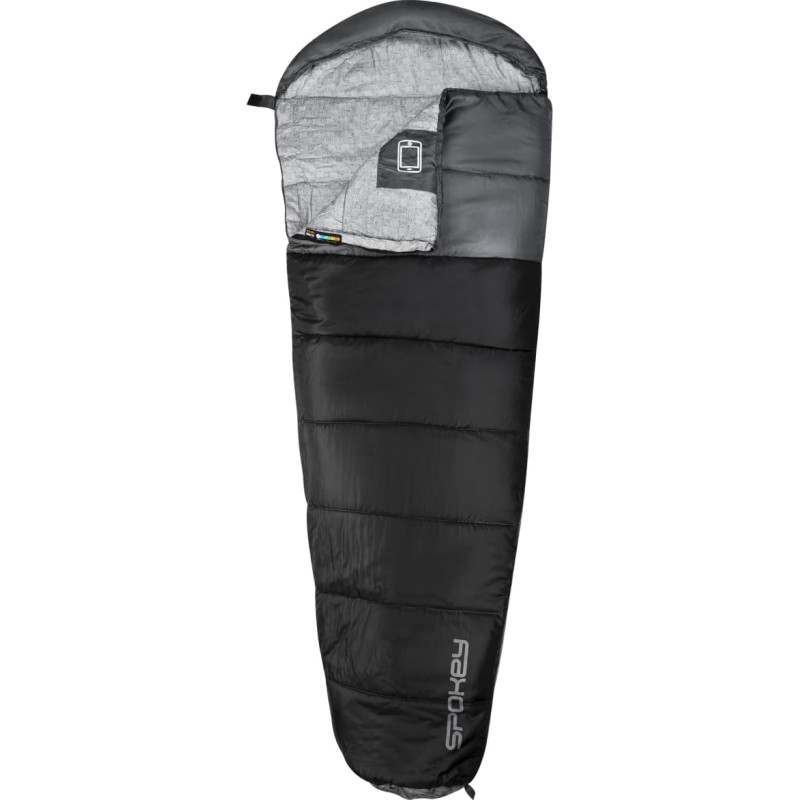 Spokey NORDIC Śpiw&oacute;r mumia 250  BK