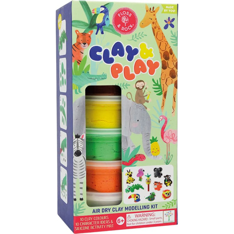 Floss & Rock Modelīna komplekts, Džungļi