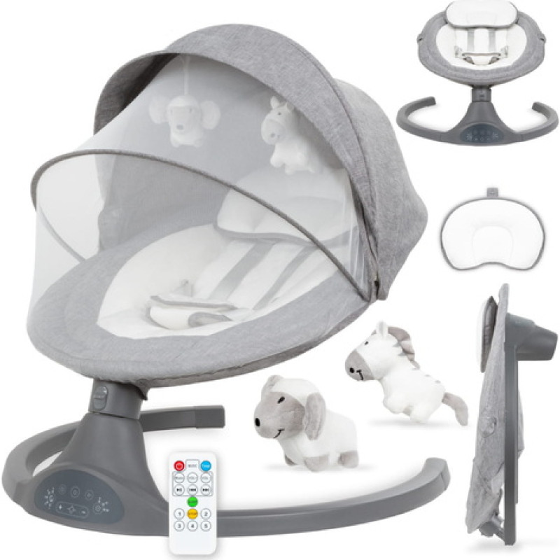 Kidwell Krēsliņš-šūpoles LUXI dark melange Kidwell [A]