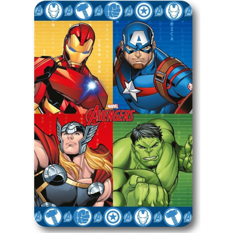 BLANKETS 100X140 AVENGERS AVE24-4334  POLAR FLEECE - 220GSM