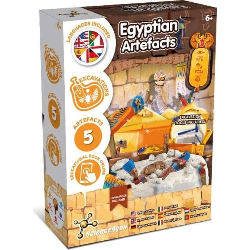 Science4You Zinātniskais komplekts - Izrakumi - Ēģiptes artefakti
