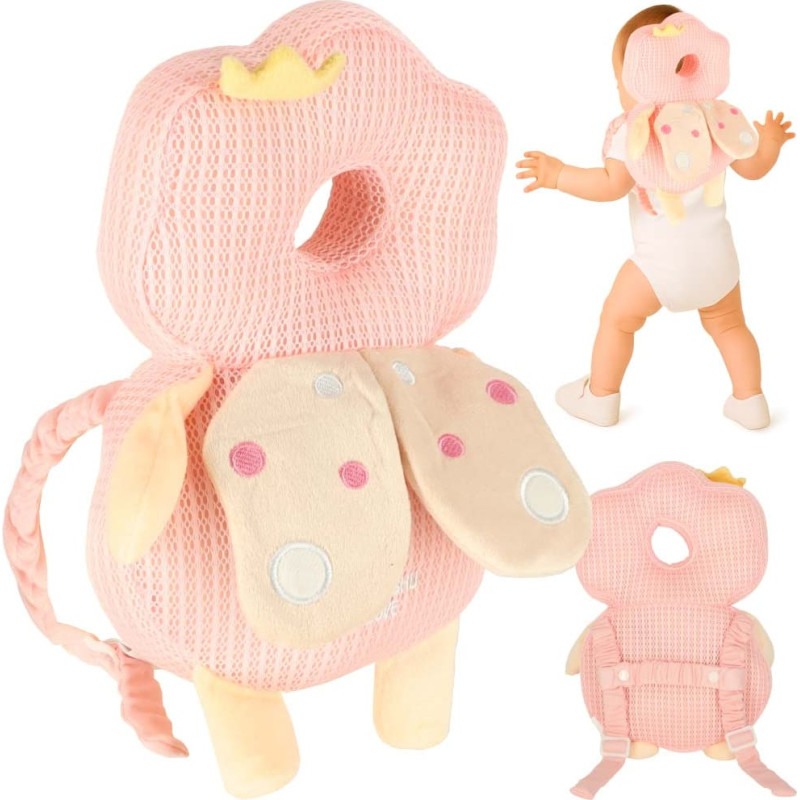 Galvas aizsardzības spilvens mācīšanās staigāt drošības mugursoma pret kritieniem pasaku pasaku