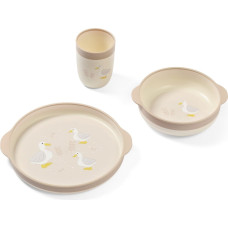 Babyono 1565 trīsdaļīgs bērnu galda piederumu komplekts "Farmer"