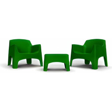 Bica Dārza mēbeļu komplekts Set Ibiza Terrace zaļ&scaron;