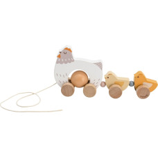 Viga PolarB koka vista ar cālīšiem vilkšanai