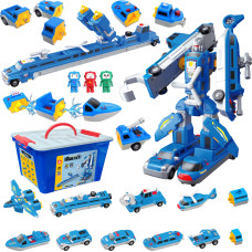 KLOCKI MAGNETYCZNE POJAZDY 34 EL. KUFER