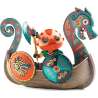 Djeco Arty Toys - Vikings Draks un Pūķa laiva