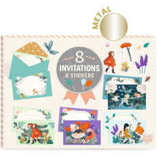 Djeco Ielūgumu kartiņas - Dārza draugi