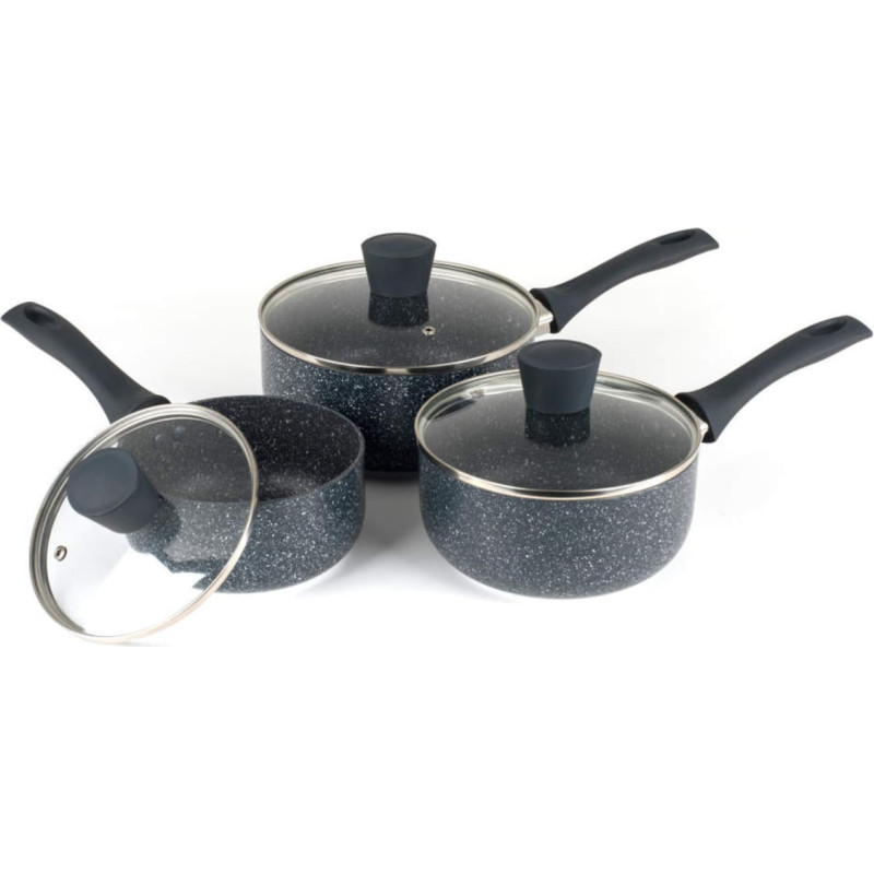 Russell Hobbs RH00847EU7 Nightfall Stone 3-Piece Saucepan Set