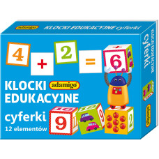 KLOCKI EDUKACYJNE CYFERKI