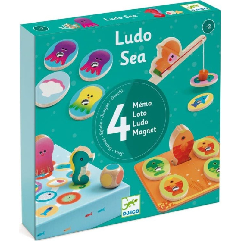 Djeco Spēļu komplekts - Ludo Jūra