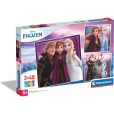 Clementoni puslekomplekt Frozen 3 x 48 tk