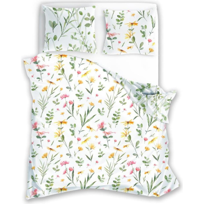 POŚCIEL KPL.140X200+70X90 MILAGRO VERDE 002 SATYNA BAW.