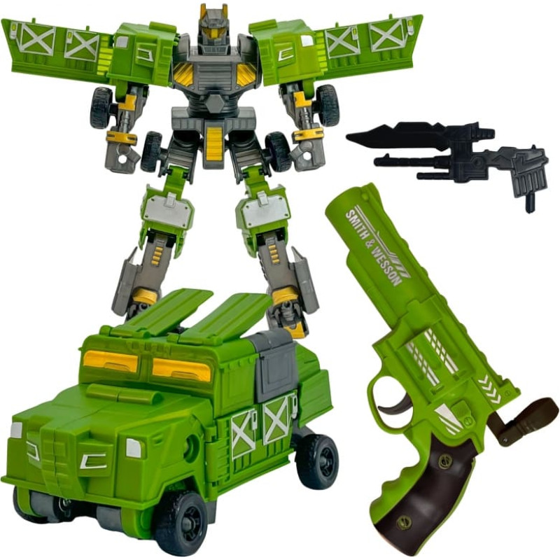 Woopie 58113 Robot Bojowy Transformujący Czołg Zielony