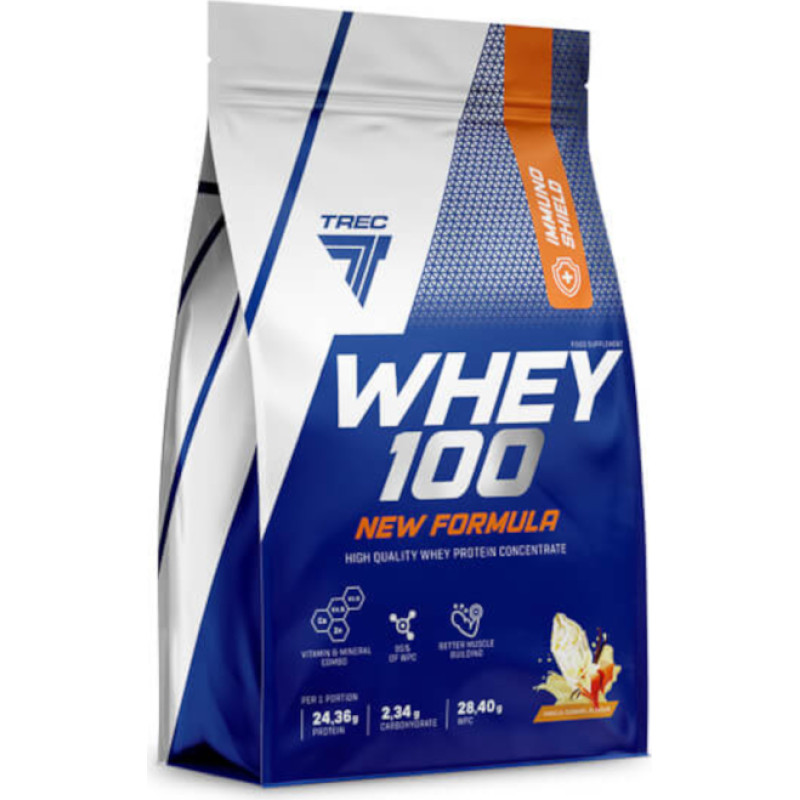Trec Valgupulber TREC Whey 100 New Formula 700g, Peanut Butter-Vanilla