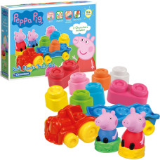 ZESTAW CLEMMY KLOCKI MIĘKKIE PEPPA 14 EL