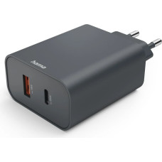 Hama 00086444 45W USB-C, USB-A  Charger PD Black