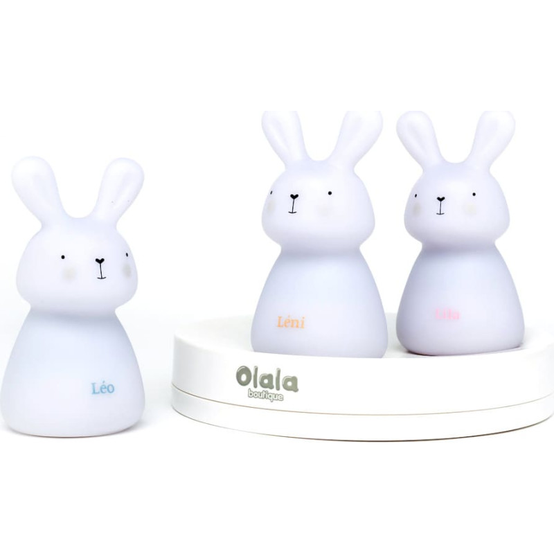 Marko OLB-XY-GR Zestaw 3 lampek nocnych LED Białe Króliki