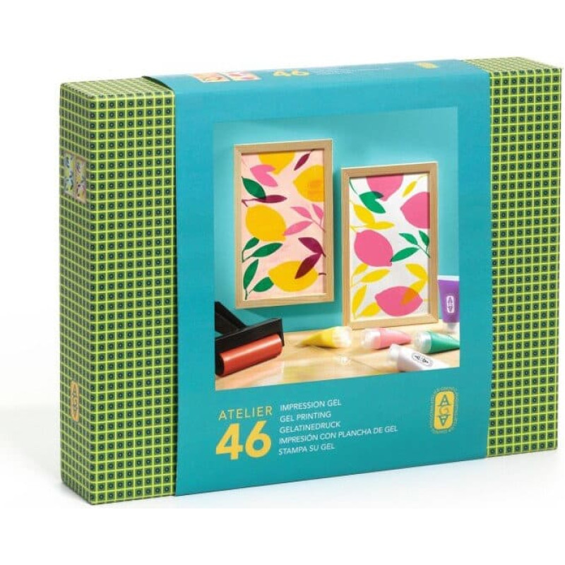 Djeco AGA - Rado&scaron;ā darbnīca 46 -  Apdruka ar gēla plāksni