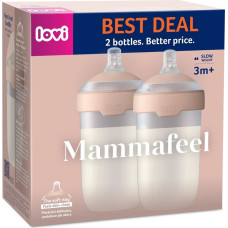 Lovi barošanas pudele MAMMAFEEL, 2x250 ml., 0596
