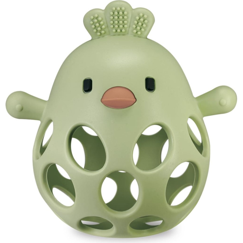 Teether Bite&Play chicken gum massager 6m+ pistachio