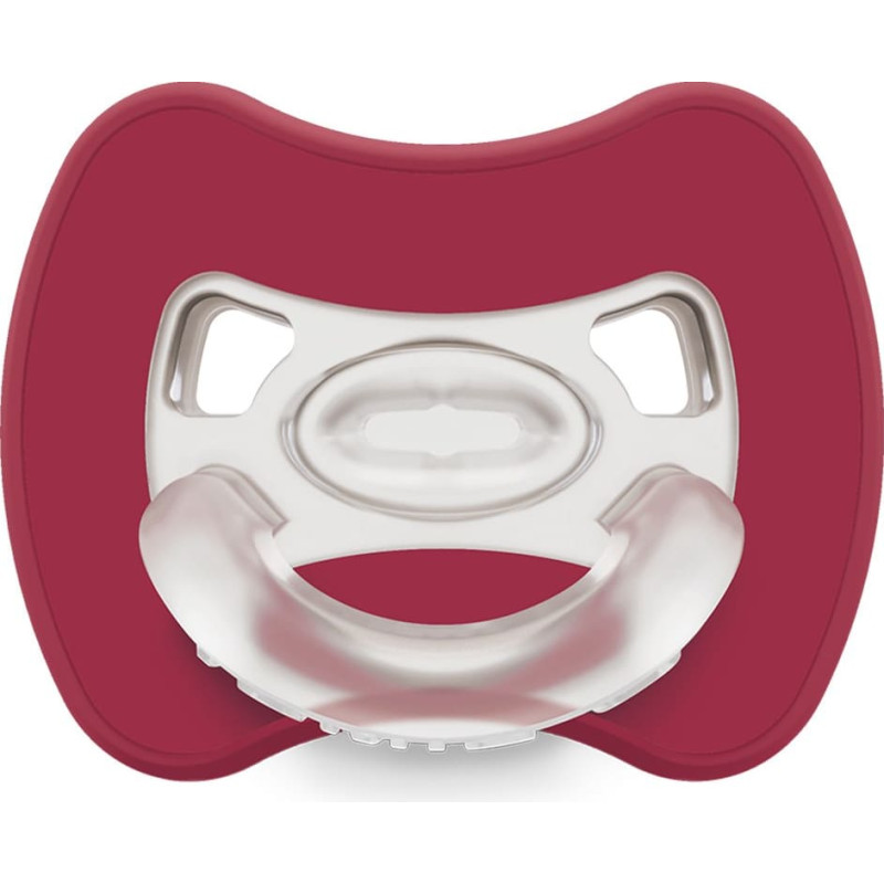 Smart pacifiers Glee 0-2m red
