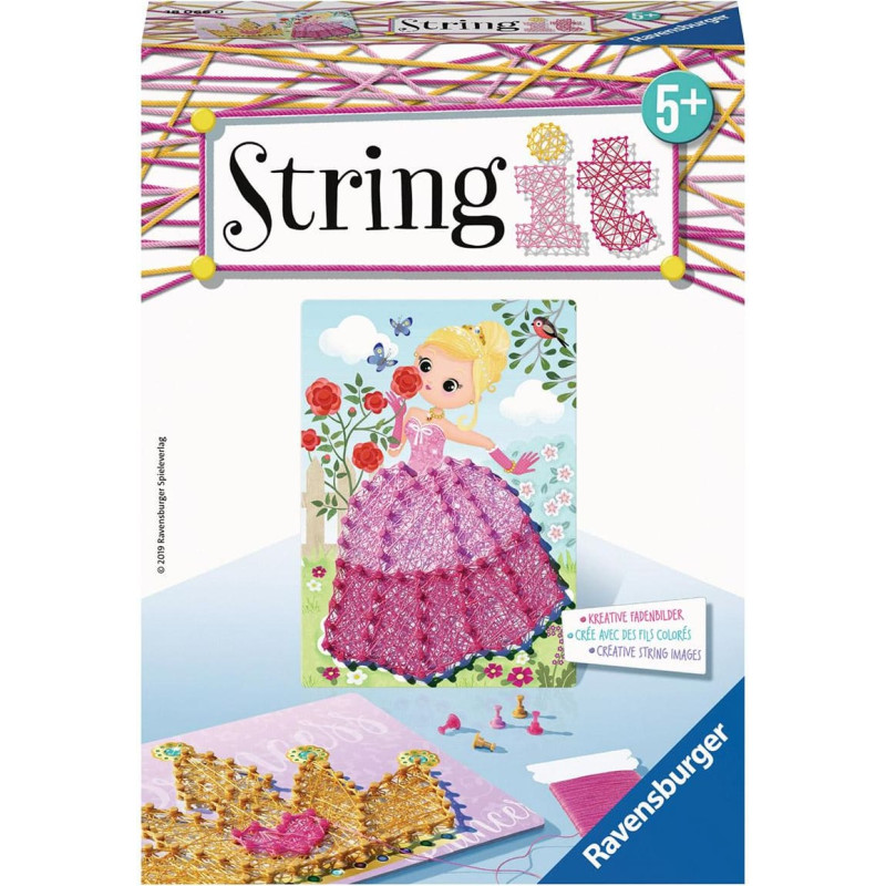 Ravensburger Rokdarbi &ndash; String it Mini Pink Princess