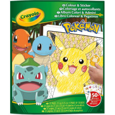 Crayola POKEMON Krāsu un uzlīmju aktivitā&scaron;u komplekts
