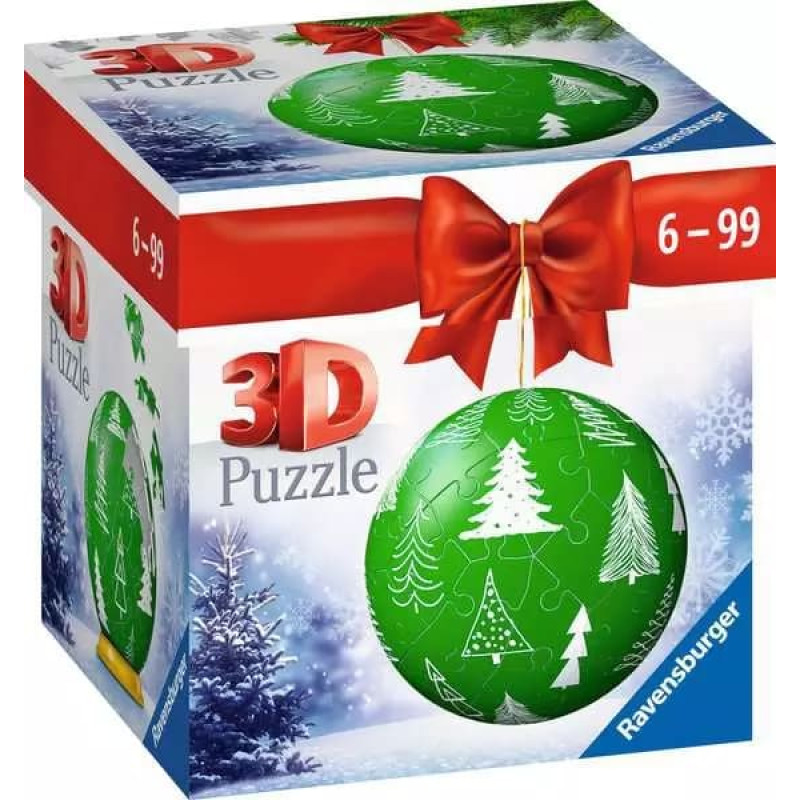 Ravensburger 3D puzle bumba Ziemas zaļā
