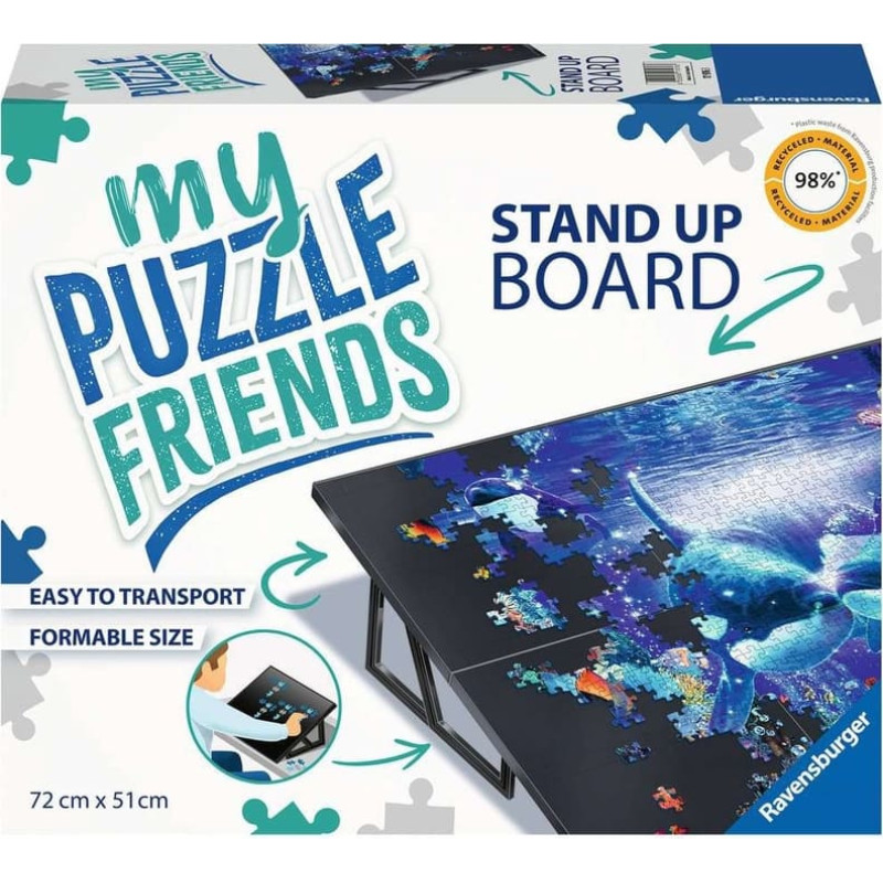 Ravensburger Pužļu paklājiņ&scaron; ar statīvu Stand Up Board, 12+