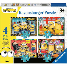 Ravensburger Puzle 4in1 Minioni 3+