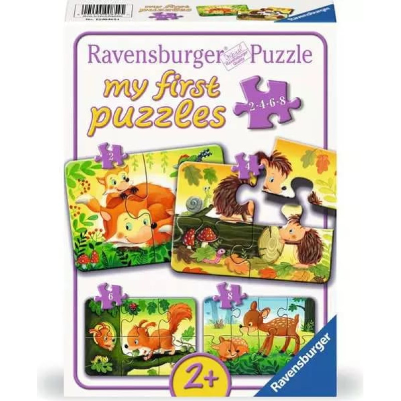 Ravensburger Puzle 2-4-6-8 Mana pirmā puzle 2+