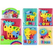 Mega Creative Puzzle - 64911 - foam - ANIMALS - 16x20 cm - MIX