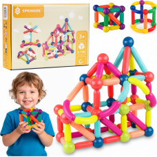 Springos Magnētiskais konstruktors 128 daļas Springos KG0050