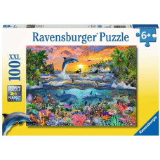 Ravensburger Puzle 100 gab. Tropu paradīze