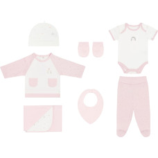 Newborn romper set 7pcs Bear with me Pink