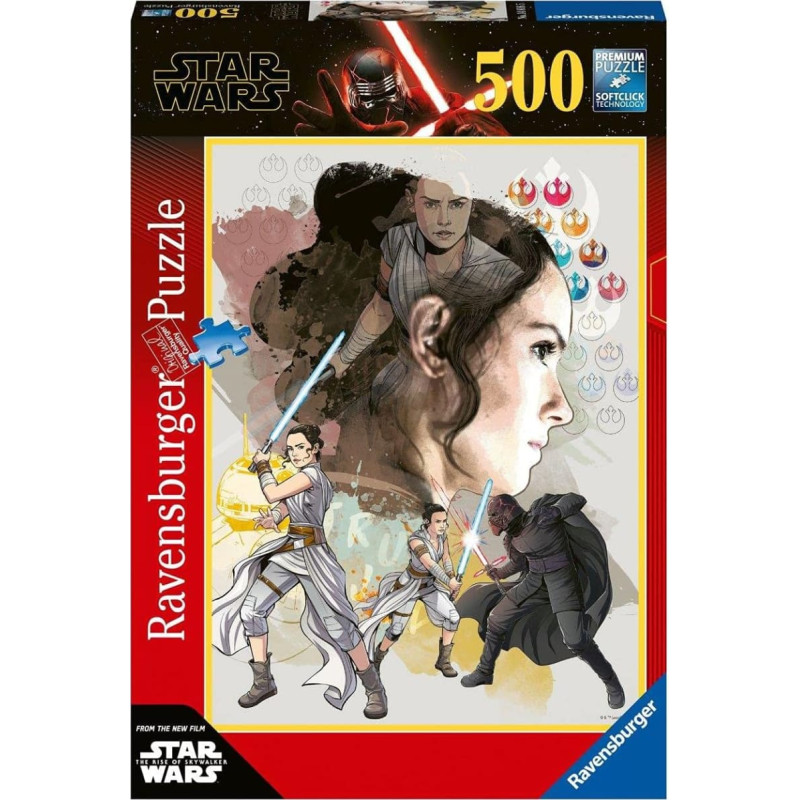Ravensburger Puzle 500 Skywalker uzplaukums