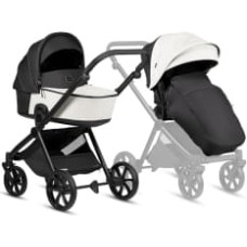 Tutis MIO3+ LEATHER 2/1 Silver Grey Universālie rati 2in1