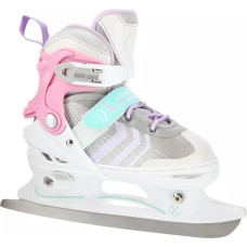 Nils Extreme 4in1 (rull)uisud NILS EXTREME NH18192,  In-line Skates/Hockey Ice Skates, S (29-33), Pink/Mint/White