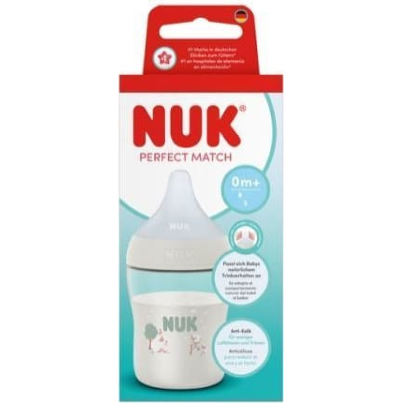 NUK 215409 Butelka 150ml PP silikonowy smoczek OWCA