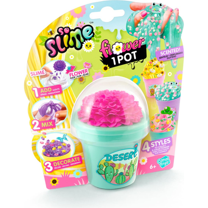 So Slime Slime gatavo&scaron;anas komplekts Puķu pods