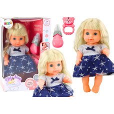 Lean- Lelle tum&scaron;i zilā kleitā 09412