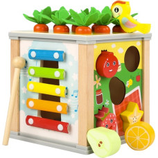 Lean- Attīsto&scaron;ais koka klucis 5in1 29410