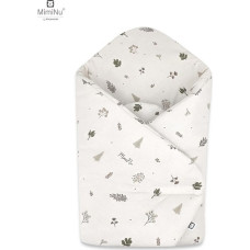 Miminu KIECZMERSKI Rożek standard 75x75 cm MIMINU DESIGN Listki bawełna 100%