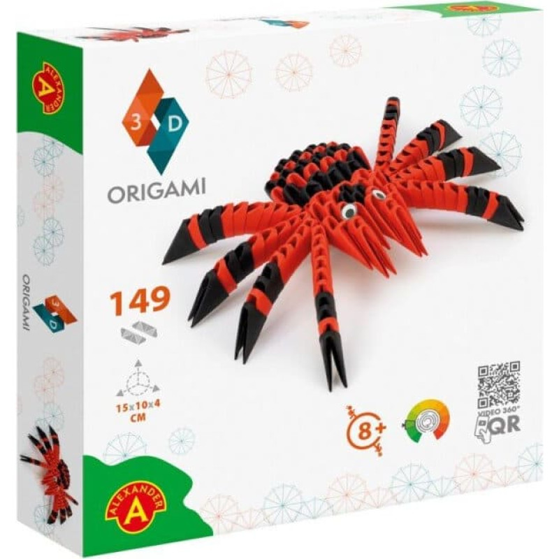 Alexander Origami 3D konstruktors - Zirneklis