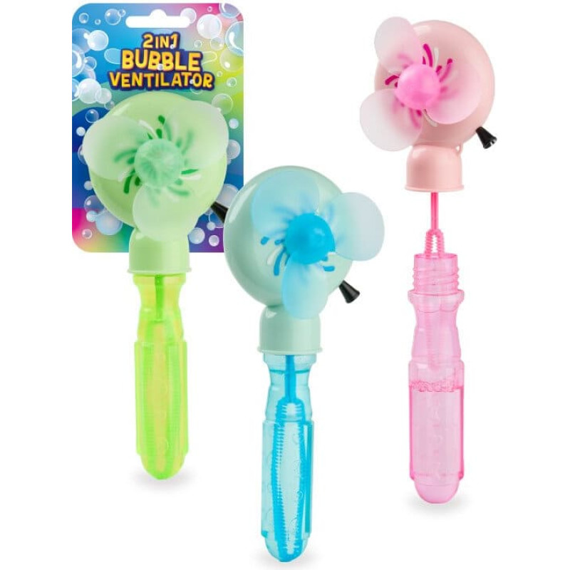 Trendhaus Ziepju burbuļi ar mini ventilatoru (30 ml) (1 gab., 3 dizaini)