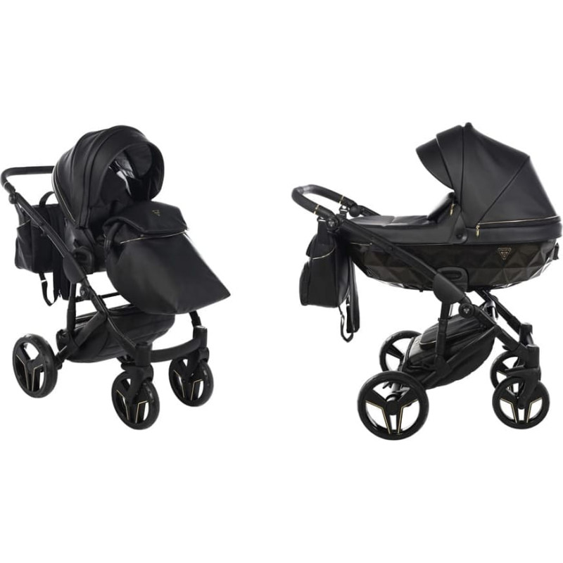 Junama Universālie rati 2 in 1 S-Class 07 Melns (black)