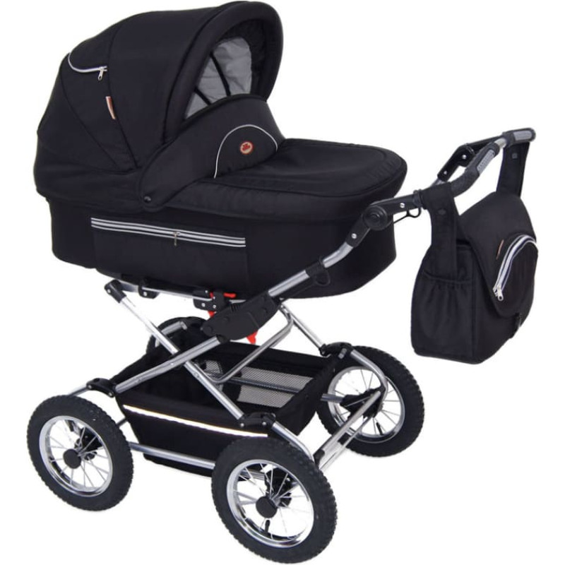 Baby Fashion FANARI Universālie rati 2in1, 123 black
