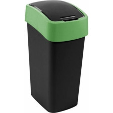 Curver Atkritumu spainis Flip Bin 45L melns/zaļ&scaron;