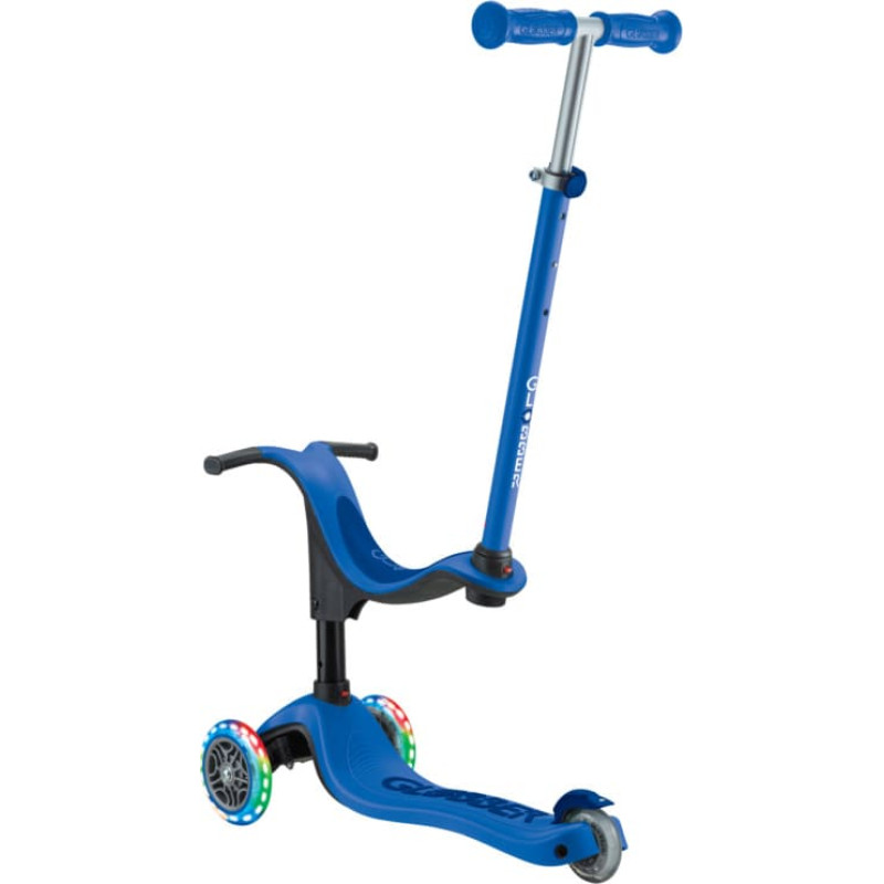 Globber skrejritenis Go Up Sporty Lights, tum&scaron;i zils, 452-600-4 S